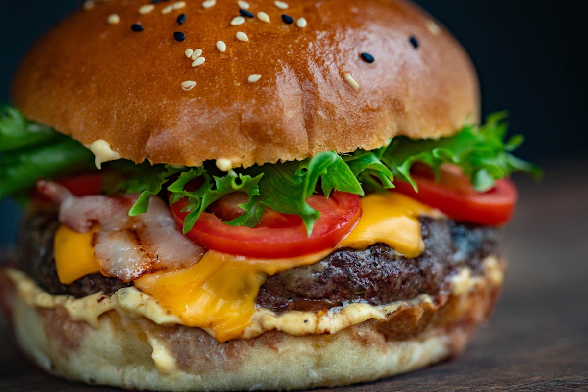 Fresh grassfed burger